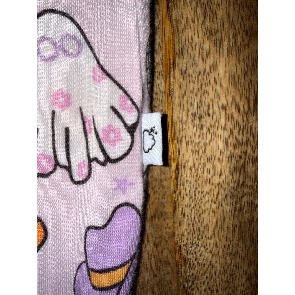 Dream Big Little Co Bamboo Sleeper 0-3M Disco Ghost Pink Purple Western Zip Up